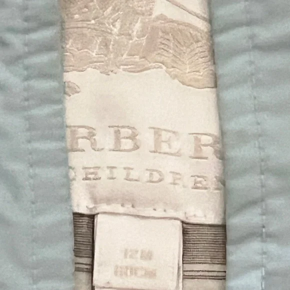 Burberry kids packable windbreaker jacket (12m)